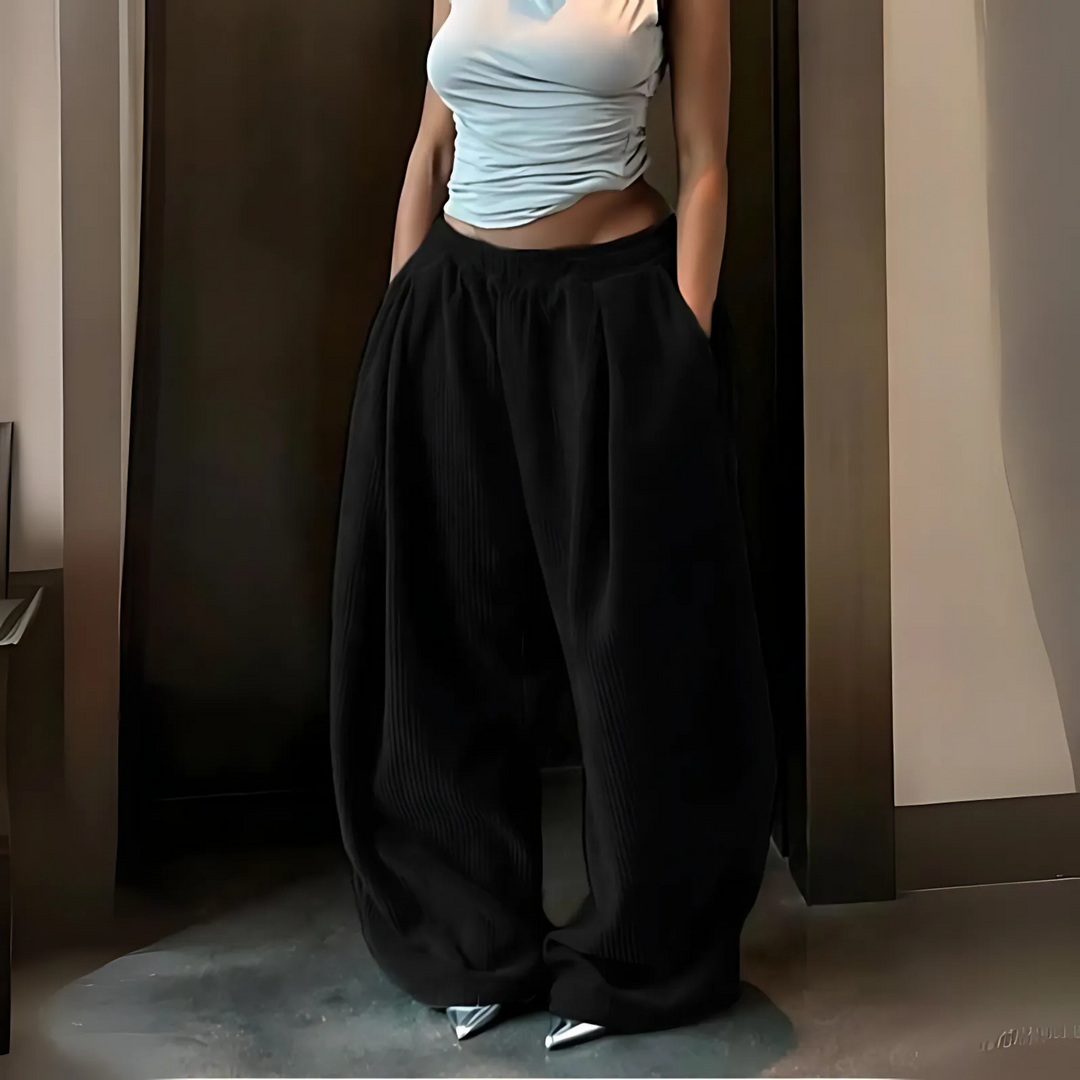 RAMY™ - Casual High Waist Wide Leg Baggy Pants